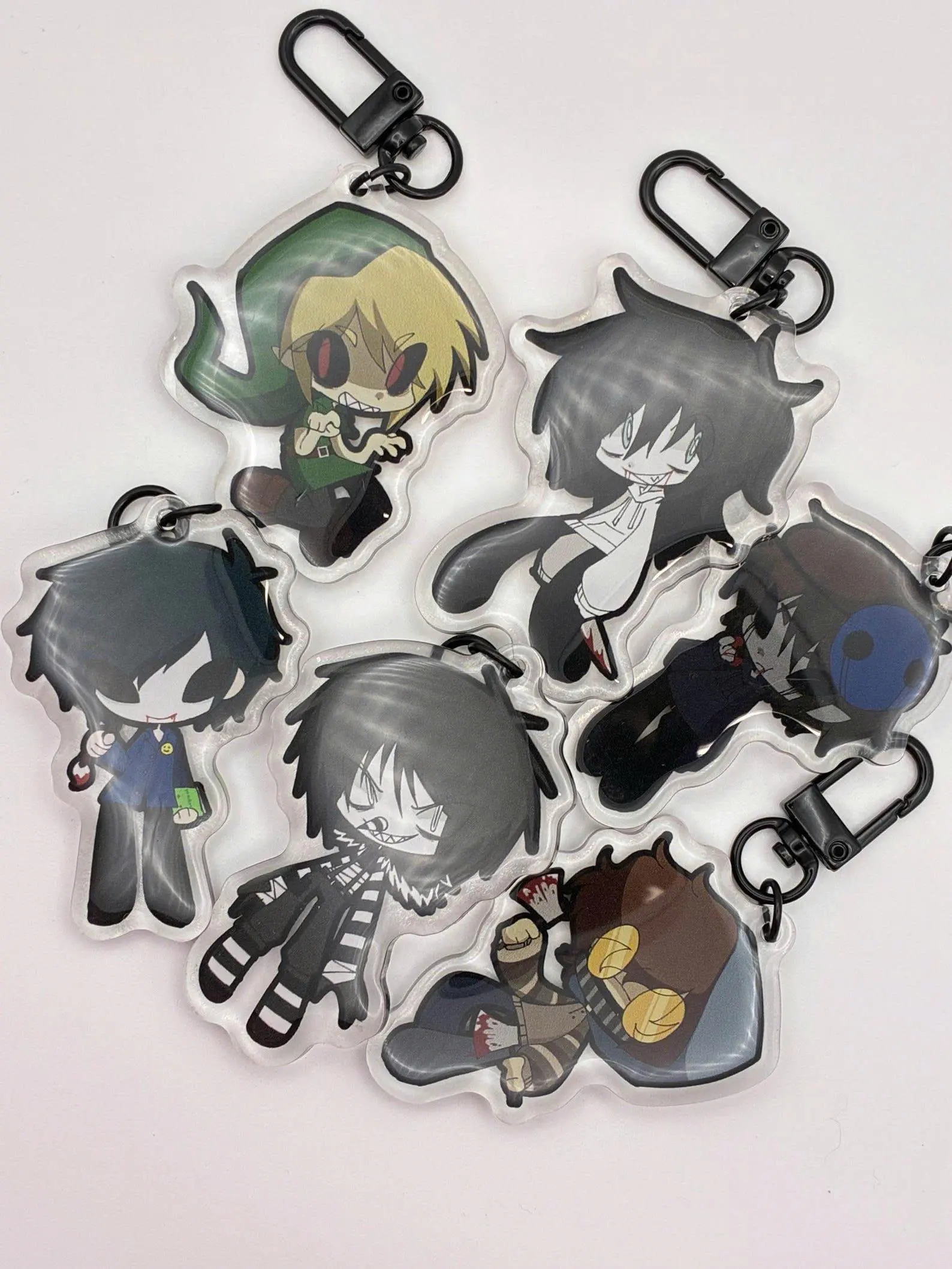 CREEPYPASTAS Acrylic Keychains Charm