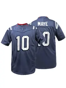 Men's Loose Fit Short Sleeve Embroidered Football Uniform Jersey, Breathable & Sweat-Wicking Design,Unisex Ideal for Outdoor Sports & Casual Wear, Jersey Top