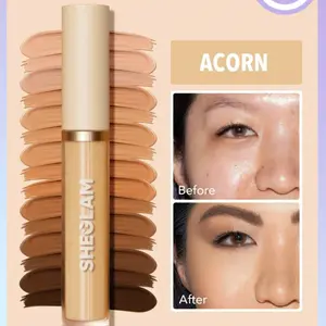 SHEGLAM Like Magic 12Hr Full Coverage Concealer - Warm Vanilla Matte Liquid Concealer - Comfort, Makeup