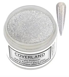 Tones Coverland Tones Acrylic Powder 1.5 oz "Ice To See You" White Limited Edition - 100+ Vibrant Colors, Excellent Adhesion & Flexibility, Made in the USA