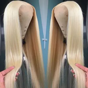 【LIVE SALE】Unice Hair 613 Blonde 360 HD Lace Front Human Hair Wigs  250% Density Pre Plucked Straight Human Hair