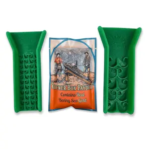 Dream Mat Pocket Sluice (Green) Kit with Bering Sea Gold Paydirt | Gold Prospecting Equipment
