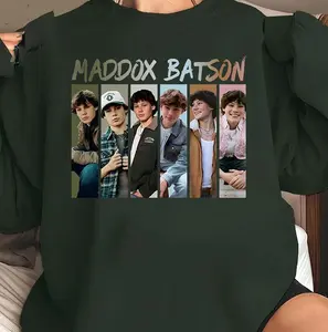 Maddox Batson Tour Sweatshirt, Official Music Pullover, Retro Tour Graphic Top, Maddox Batson Fan Gift, Casual Streetwear Crewneck for Music Lovers