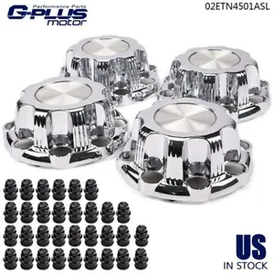 New Fit For GMC Sierra Yukon 1500 2500 3500 16" Wheel Center Caps Silver 8 Lug
