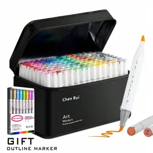 Alcohol Markers Set, 48-168 colours Dual Tip Art Pens, Fine Tip Markers, for Coloring & Sketching, Vibrant Colors, Ideal for Artists & Adults, Creative Drawing Supplies, Perfect Christmas Gift & New Year Gift
