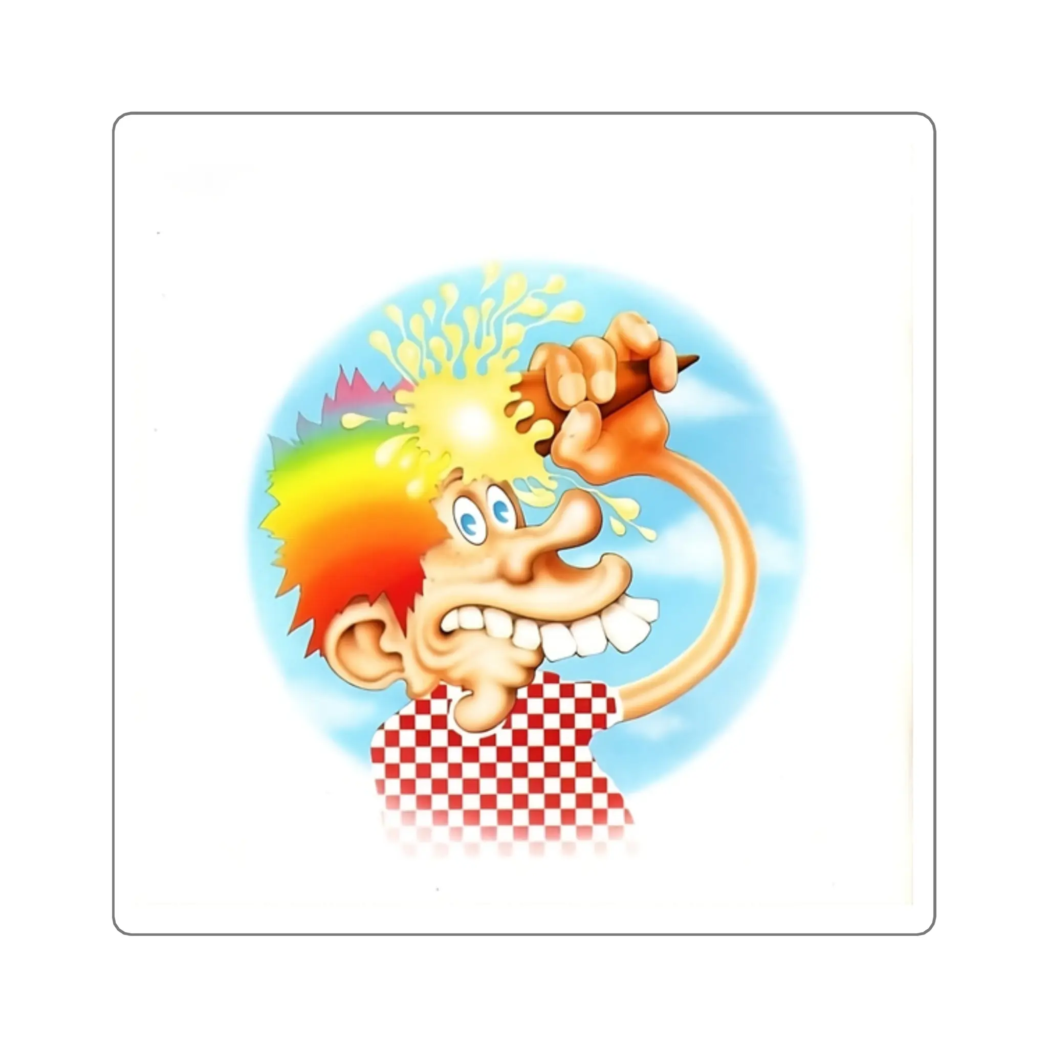 Grateful Dead “Europe ’72” Album Sticker | Vintage Psychedelic Rock Decal | Classic Music Merch | Laptop & Journal Decor | Retro Collector Gift