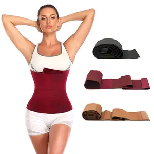 WaistCinchPro™ - Adjustable Wrap Belt Breathable Compression Fabric Shapewear Womenswear Clothing Comfortable Everyday Fit Spandex