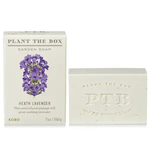 KOBO Heath Lavender Bar Plant the Box Soap (7 oz) #10089404