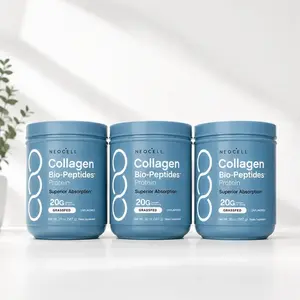 3 Bottles NeoCell Collagen Bio-Peptides Powder 20oz