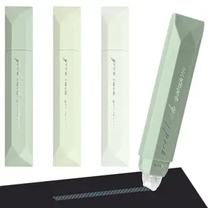 4-Pack Double Sided Tape Roller, 6 Mm X 196 Inch Adhesive Tape Glue Runner, Scrapbook Craft Supplies, Office School Use