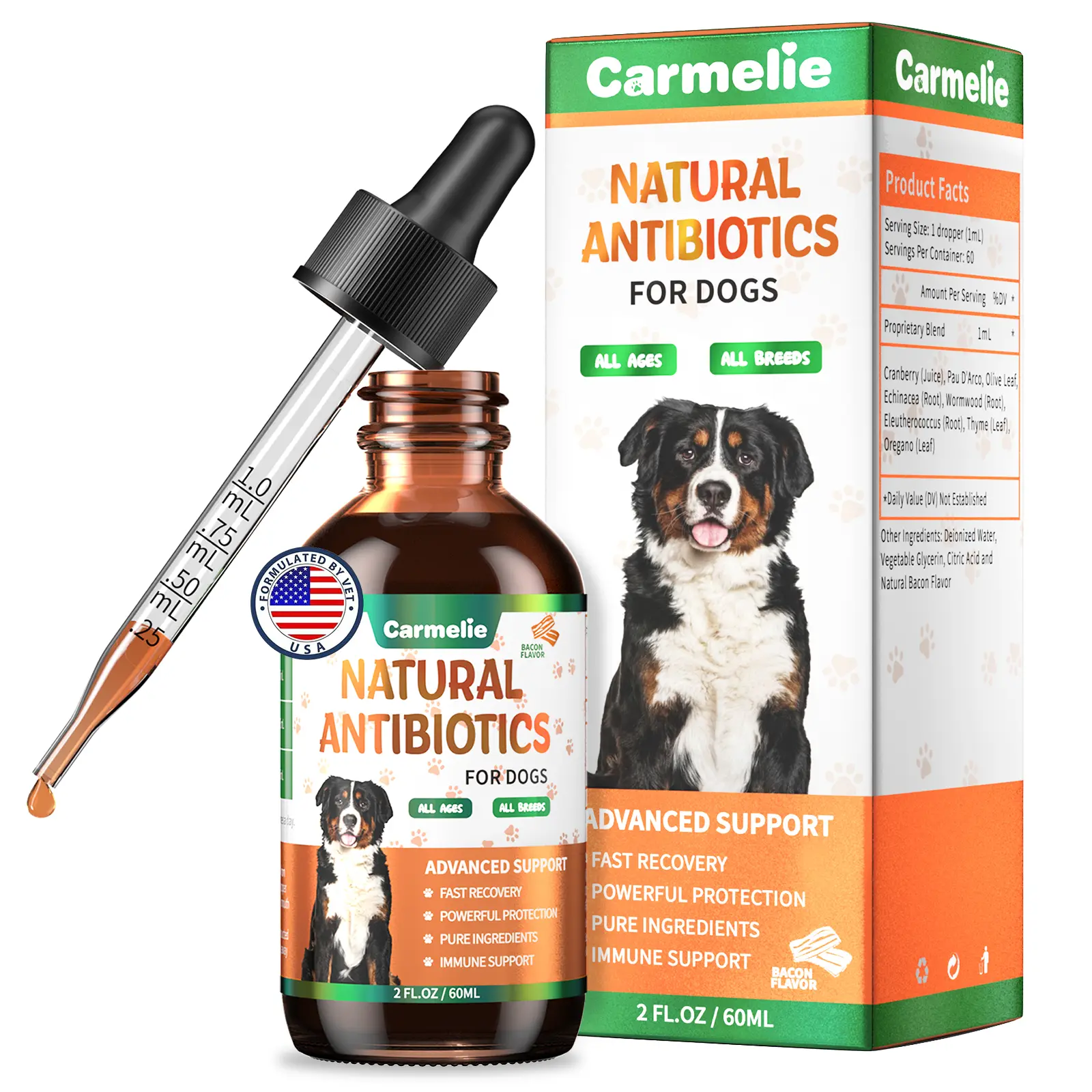 #SummerWins #DealsForYouDays Carmelie All-Natural Dog Drops – Seasonal Wellness & Immune Care – 2 fl oz