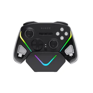 2026 GP100 Esports Controller AJAZZ Wireless Controller Gaming Controller Full Hall Linear Joystick Six Axis Sensory Hall Double Cut Trigger One Click Switching All Mechanical Buttons Delicate Vibration Macro Programming Key 1000 Hz Return Rate RGB