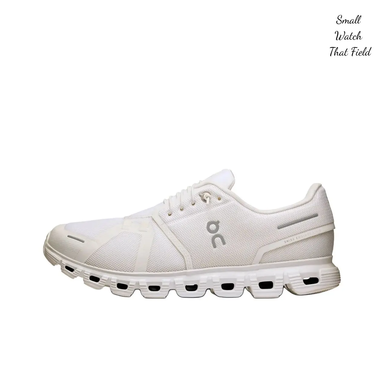 All White Durable Textile Closed Footwear, Unisex Runner Athletic Trainer, Shock Absorb Hollow Outsole Suitable for Road Running, Gym Training & Long Walking