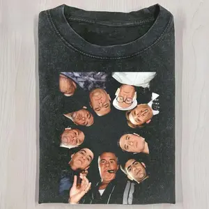 Sopranos Cast Group Shirt, Vintage Mafia Crew Graphic Tee, Retro TV Show T-shirt, Gift for Woman and Man
