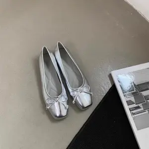Women's New Style Soft Bow-Accented Flat Shoes - Gentle, Stylish & Versatile