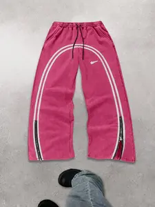 Unisex's Vintage Wash Pants, Casual Comfy Loose Trousers for Daily Wear, Fashion Unisex's Bottoms for All Seasons