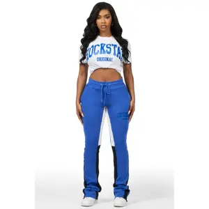 Jermirria 2.0 White/Royal Blue T-Shirt Track Set