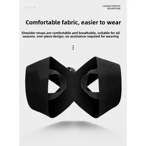 Chest Expander & Shoulder Opener Posture Corrector for Women & Men, Square Shoulder Shaper Slim Back, Adjustable Back Brace for Chest Lifting & Spine Alignment