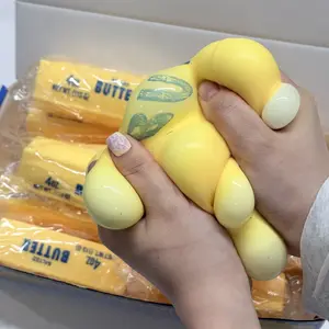 Squish Butter - New Flour Filled NeeDoh Fidget Toy Adults Kids 3+ - Super Soft Memory Foam Feel Stress Relief Sensory Play - Safe Durable Non-Toxic Material