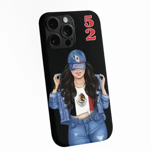 México 52 Phone Case Latina Style Mexican Flag Design Durable Material Cultural Aesthetic Perfect for Phone Users & Latina Fashionistas
