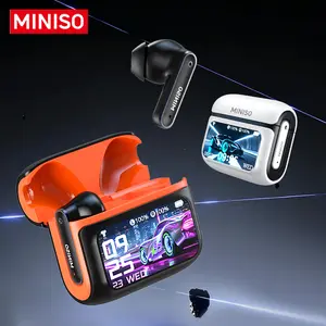 MINISO MS128 TWS Wireless Earbuds — Gaming Headset | Remote Camera Control | Video Switching & Liking | Bluetooth 6.0 | Hi-Fi Audio Quality | Ideal for Office, Sports, and Study | Built-in Microphone
