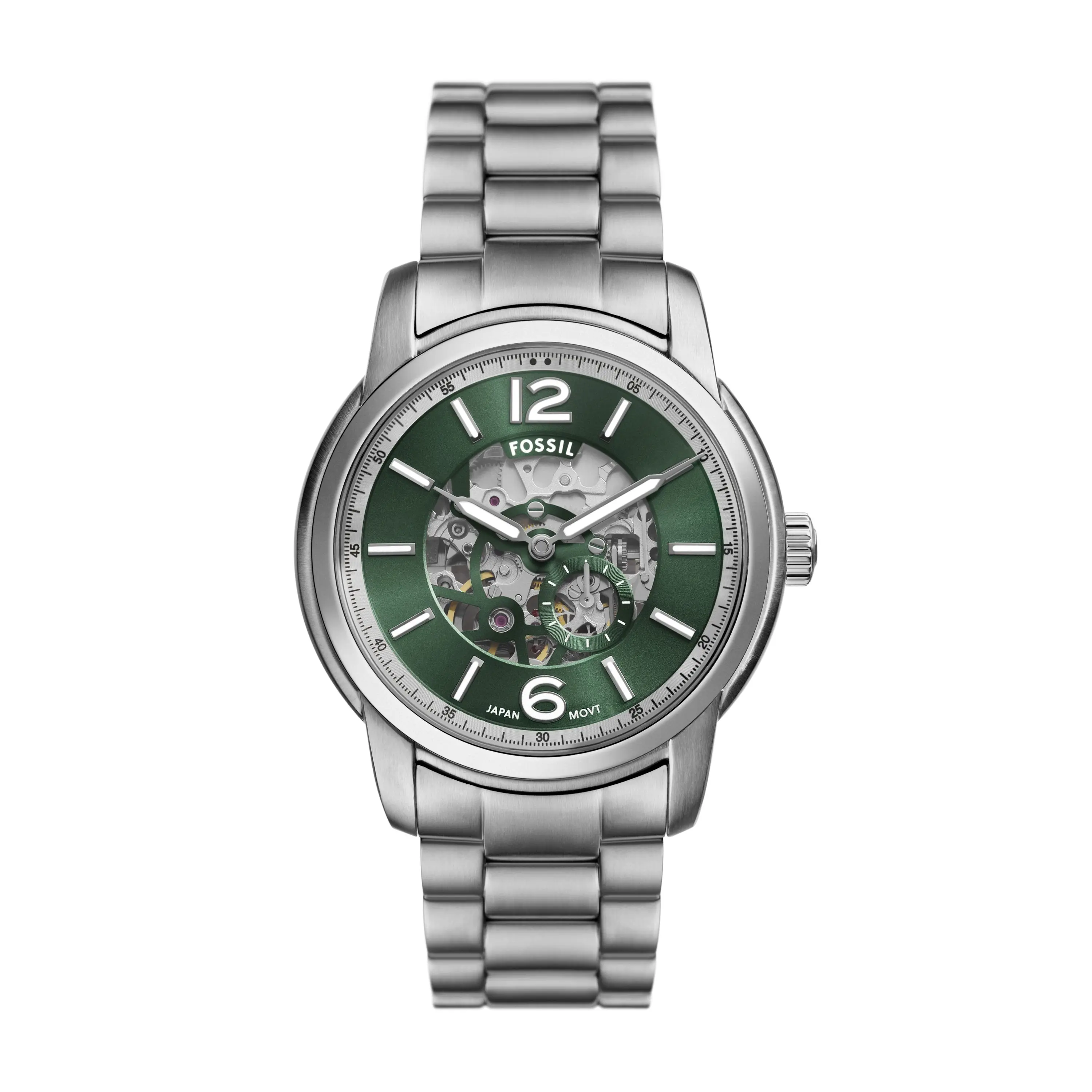 Fossil Men's Fossil Heritage 43mm Automatic, Stainless Steel Watch