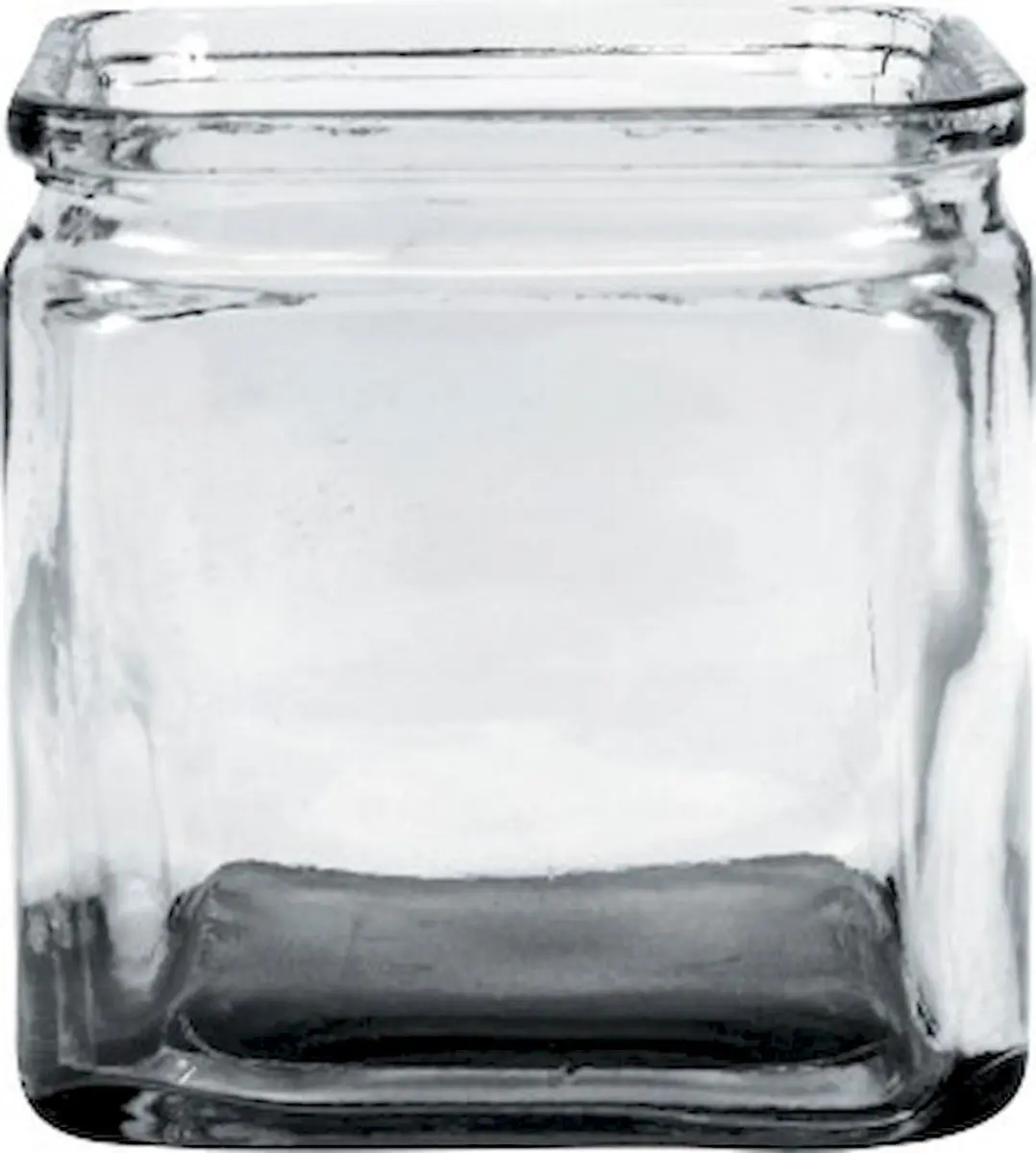 Clear Cube 3 Vase