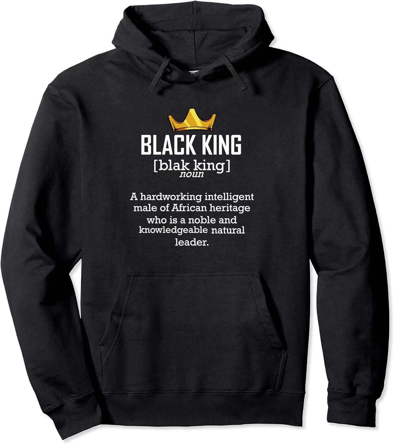 Black King Definition Dashiki African Heritage Graduation Pullover Hoodie - Dirkschm Shop 65B08CL9KMXD