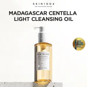 SKIN1004 Madagascar Centella Light Cleansing Oil 6.76 fl.oz, 200ml | Gentle Oil Cleanser for Face, Korean Facial Cleanser, Double Cleansing Makeup Remover Makeup Cosmetic