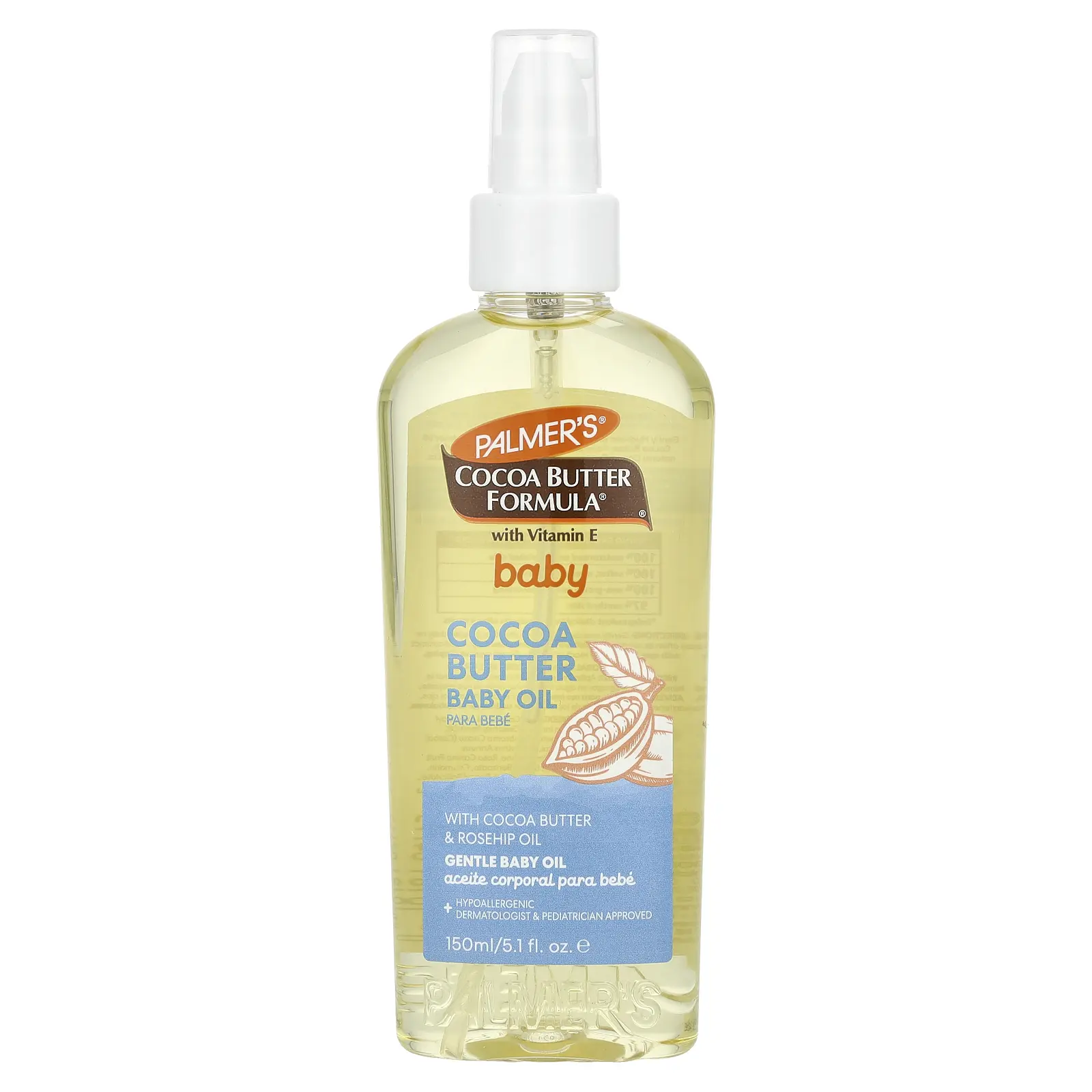 Palmer's Baby, Cocoa Butter Formula® with Vitamin E, Cocoa Butter Baby Oil, 5.1 fl oz (150 ml)