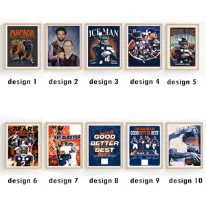 Football 2025 Poster Print No Frame | Sports Fan Wall Art, Fan Decor Gift, Home Decor Gift