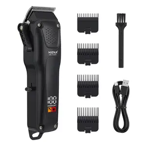 Men's Hair Clipper Set, Personal Care Tool, Rechargeable, Comes with Cleaning Brush, Stainless Steel Blade, Detachable Cleaning Head, No Hair Pulling, Travel Equipment, Low Noise (Men, Women, Dad)