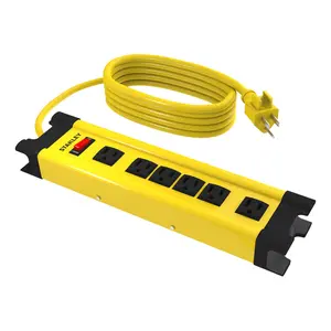 STANLEY® 6 Outlet Metal Power Strip with 10FT Cord