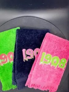 1908 Divine 9 Drip Towel | Greek Life Hand Towel | Probate Season Gift | HBCU Homecoming Towel