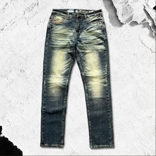 Dimitri Lord Revived Men's 2000 Straight Fit Denim Jeans Blue, Men's Biker Jeans, 2000 Jeans, Men's Relaxed Jeans, Men's Denim Jeans