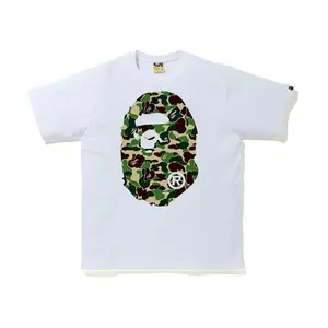 BAPE ABC Camo Big Ape Head Tee White/Green