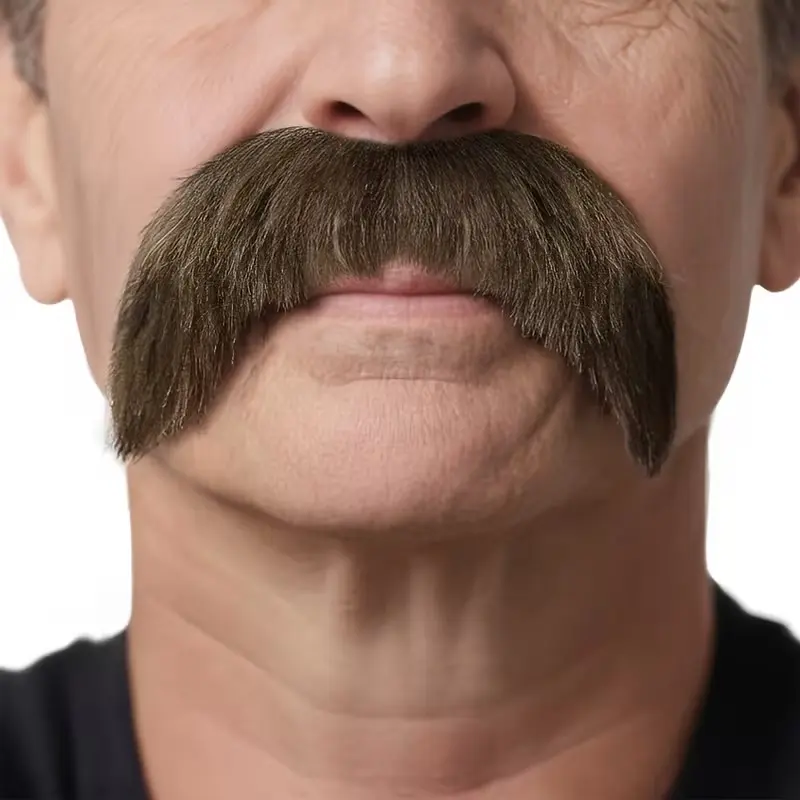 3pcs Halloween Christmas Funny Photo Props, Role-Playing Cosplay Mustache Gift, Suitable for Men Teens, Multi-Scene Makeup Accessories