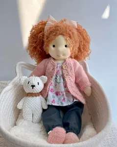 Waldorf Doll - Personalized Collectors Plush Doll for Kids Birthday Present with Beautiful Present Box-Elsee 12"