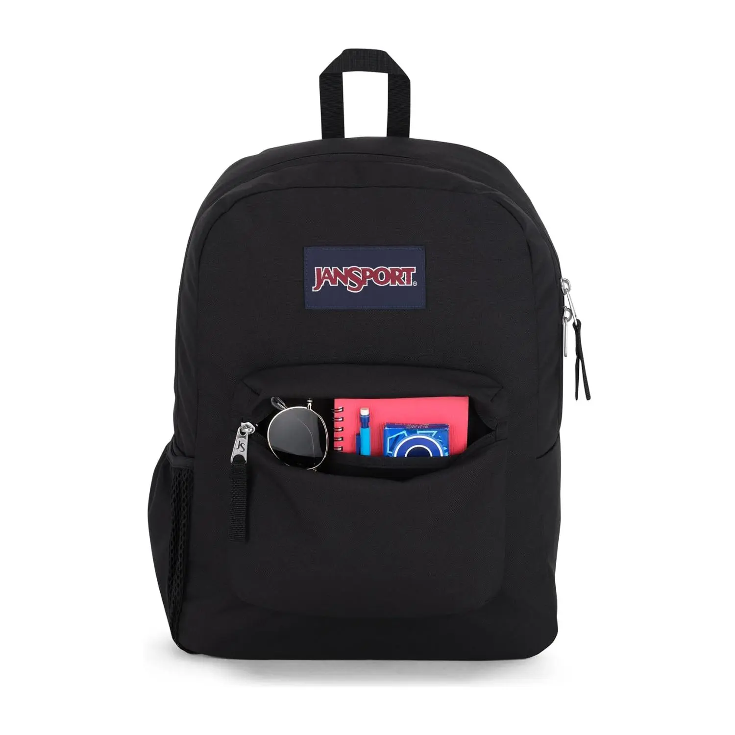JanSport SuperBreak One Backpacks - Durable, Lightweight Bookbag with 1 Main Compartment, Front Utility Pocket with Built-in Organizer - Premium Backpack, Black