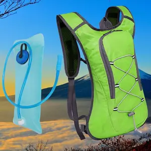 New Cycling Water Bag Hydration Backpack Bicycle Riding Running Bag Water Bladder Container 2L Reflective Pack Backpack