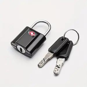 Mini Outdoor Travel Tsa Customs Lock, TSA Approved Lock, 1pc Suitcase & Baggage Security Padlock, Portable Lightweight Design for Safe Storage, Luggage Locks, Travel Accessories