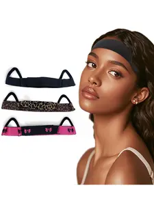 3 Pcs Lace Melting Bands, Elastic Band for Wigs Ear-free Design Zero Ear Pressure, Hair Styling Accessories for Women & Girls, Edge Wrap to Lay Edges Wig Tools, Adjustable Headband, Elastic Headbands