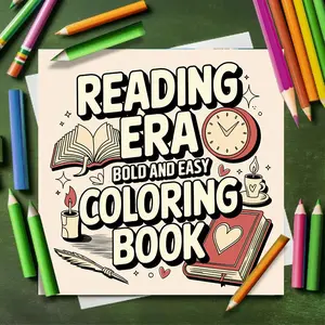 Adult Coloring Book for Relaxation and Creativity, 20 Pages of Vibrant Illustrations, Perfect for Friends Gatherings and Stress Relief, Coloring Gift Book