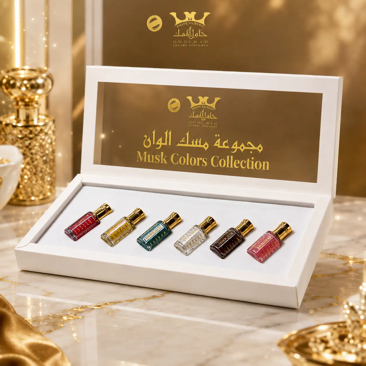 Hamil Al Musk | Musk Color 6pc Set | Unisex Fragrance | 12 ML | Pure Concentrated Oil | Sweet - Fruity & Musk Hamil Al Musk | Musk Color 6pc Set | Unisex Fragrance | 12 ML | Pure Concentrated Oil | Sweet - Fruity & Musk
