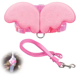 1 Pieces Pet Duck Walking Harness Leash and Wings, Hen Chickens Harness, Adjustable Outdoor Training Traction Rope for Chicken Duck Goose Hen Small Pets