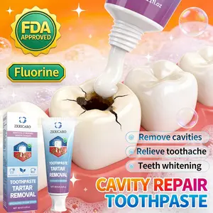 Clinical Strength Cavity Protection Toothpaste, Professional Fluoride Formula for Anti-Decay & Enamel Repair, Fights Plaque & Bad Breath, Deep Cleaning Daily Oral Hygiene for Stronger Teeth & Healthy Gums. Cleansing Coffee Sensitive Whitening Moisture Sum