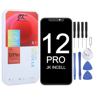 JK INCELL LCD Screen for iPhone 12 / 12 Pro 6.1 Inch Display Replacement with Tools Kit