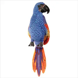 Real Planet™ Blue & Orange Parrot Realistic Plush Stuffed Animal plush stuffedanimals