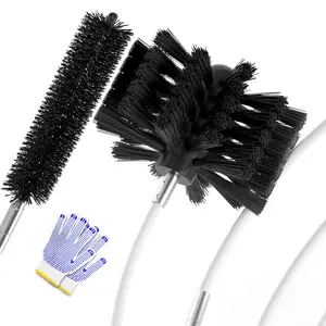 50 Feet Dryer Vent Cleaner Kit, Lint Remover, Flexible Dryer Vent Cleaning Brush, Extends Up to 50 Feet, Dryer Accessories, Cleaning Tools ，Synthetic