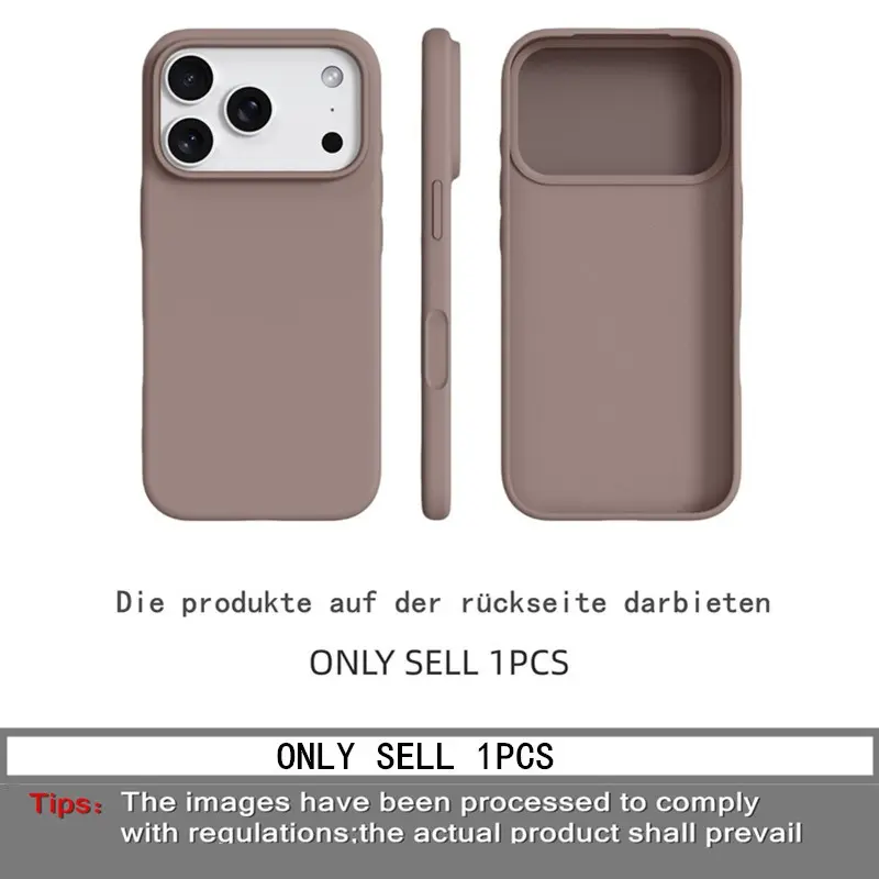BASE MORE COVER ultra-thin liquid silicone, Protective Shockproof iPhone case, Smartphone, cellphone shell, soft touch feel, soft edge wrapping, matte soft shell, skin-like texture, naked case, Suitable for Apple iPhone 17 Pro Max/16/15/14/13 Pro Max Plus